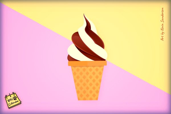 Ice Cream Cone Calendar Event